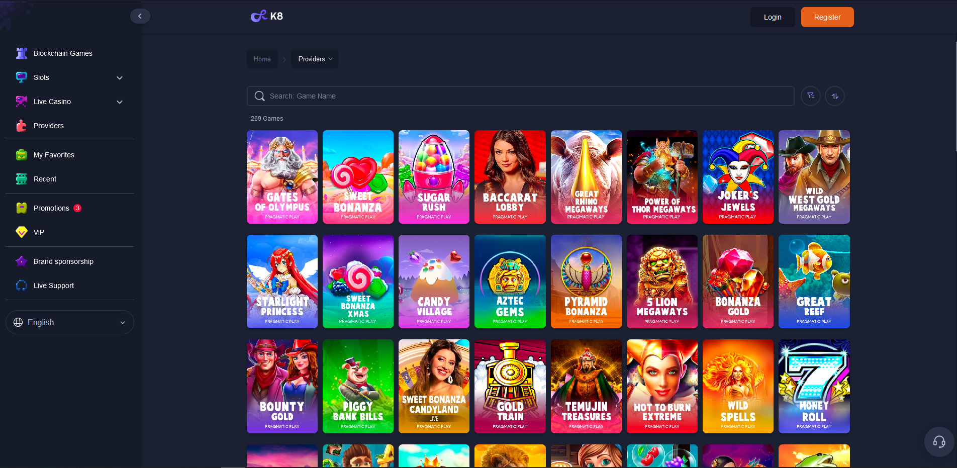 K8 casino Việt Nam